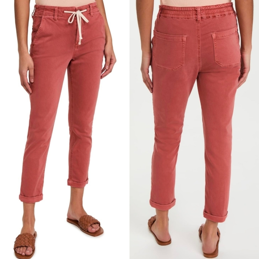 Paige "Christy Pant" High Rise Vintage Muted Clay Orange | Women's Size 25